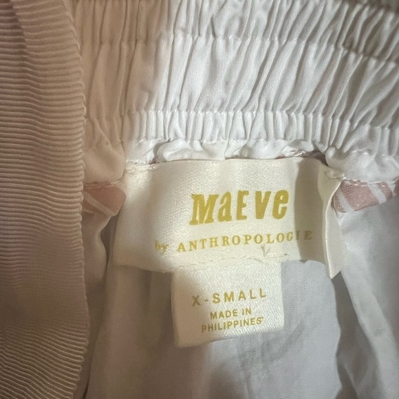 Anthropologie Maeve White Paperbag Skort - Picture 12 of 16